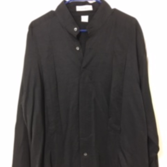 NWOT - Z.Cavaricci,Long Sleeve Button Down Shirt,Black, L - Picture 7 of 9